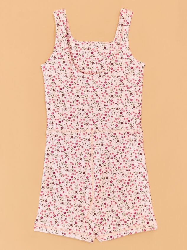 Abby Floral Unitard Detail 4 - AS Kids