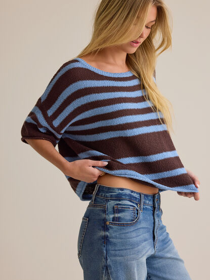 Bailey Striped Sweater Tee - AS Kids