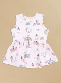 Fancy Dog Top and Short Set Detail 2 - AS Kids
