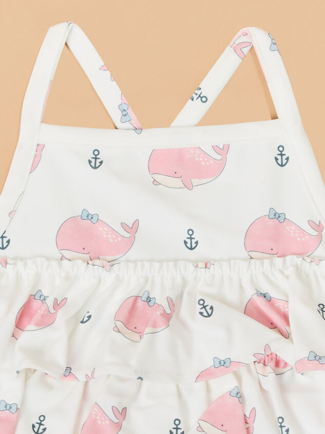 Brooke Bubbly Whale One-Piece Swimsuit Detail 2 - ALTAR'D STATE KIDS