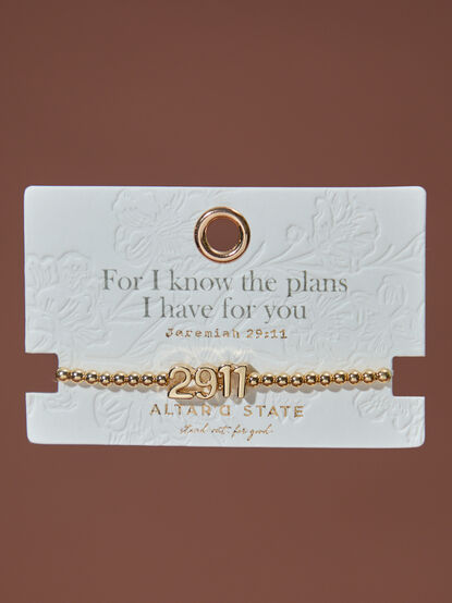 29:11 Gold Bead Bracelet - ALTAR'D STATE KIDS
