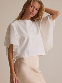 Faye Flutter Sleeve Top Detail 6 - AS Kids
