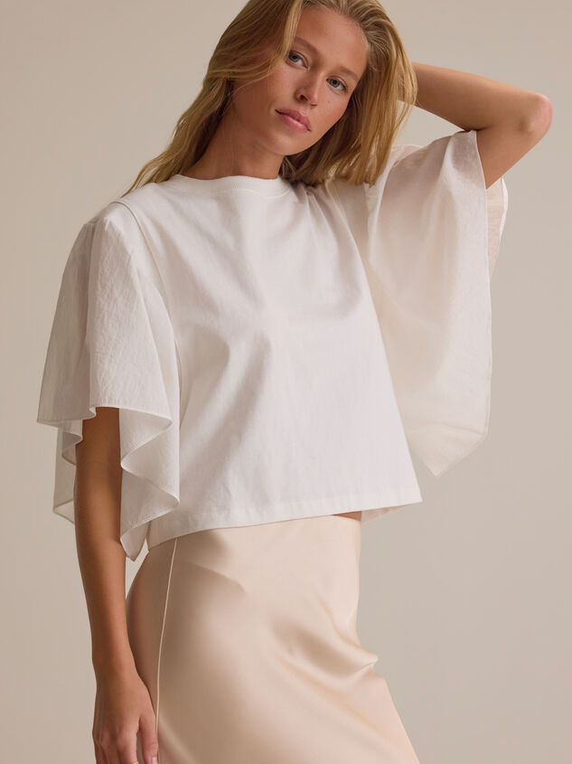 Faye Flutter Sleeve Top Detail 6 - AS Kids