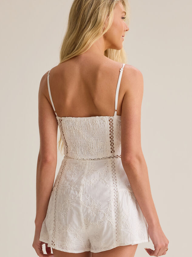 Lacey Eyelet Romper Detail 5 - AS Kids