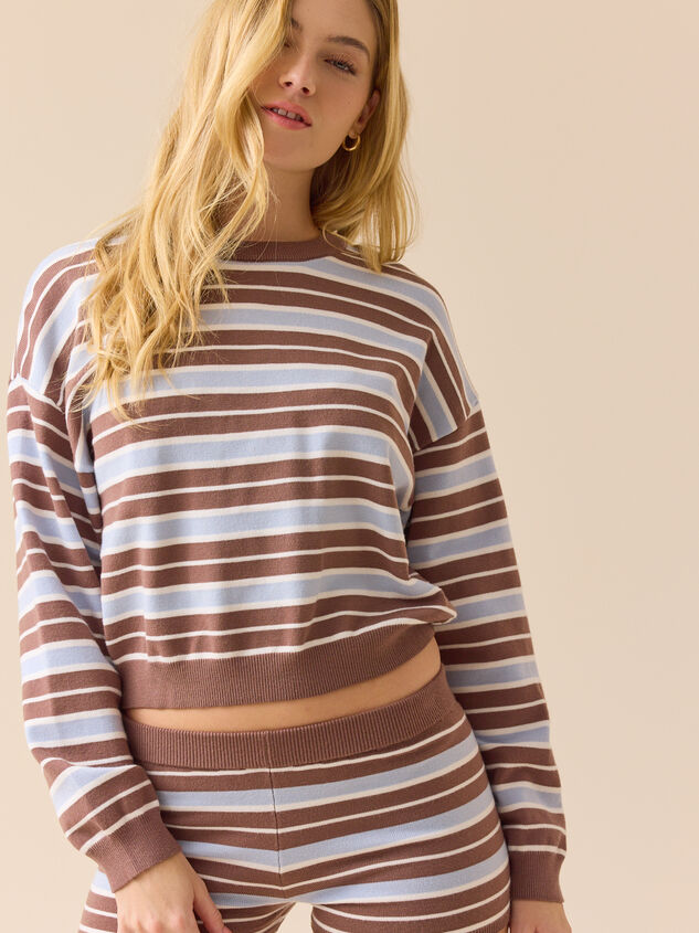 Paige Striped Sweater Short Detail 2 - ALTAR'D STATE KIDS