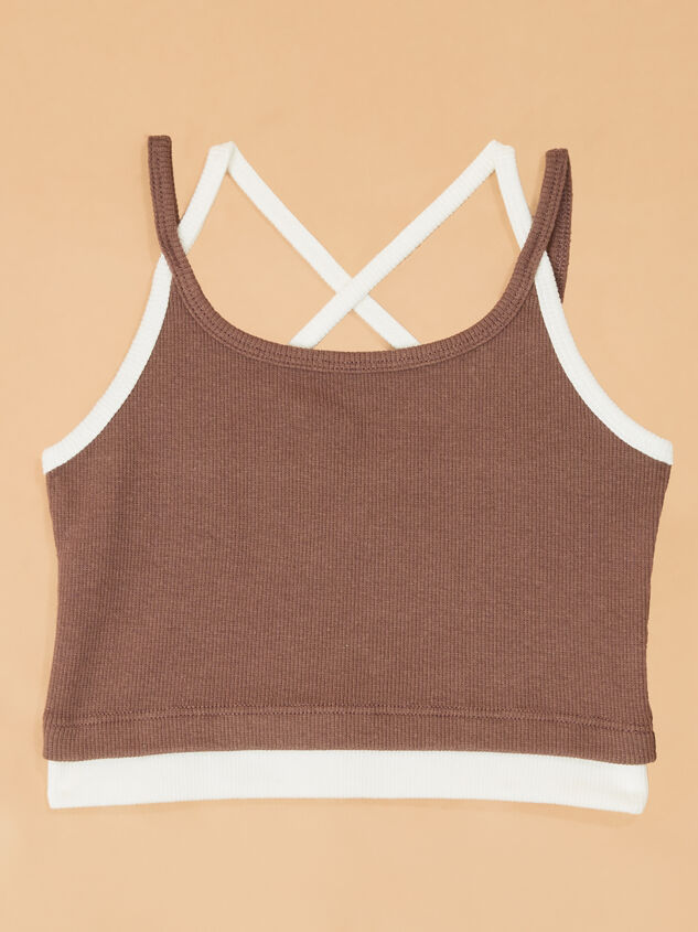 Sami Solid Rib Double Layer Tank - AS Kids