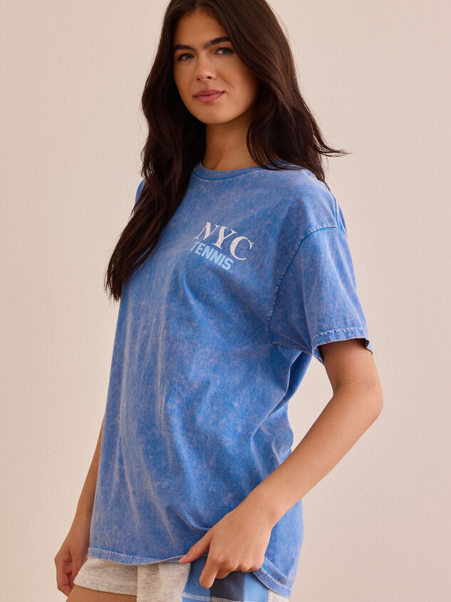 NYC Tennis Oversized Tee Detail 5 - AS Kids