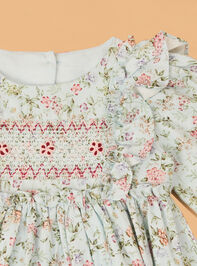 Diana Ditsy Floral Dress Detail 2 - AS Kids