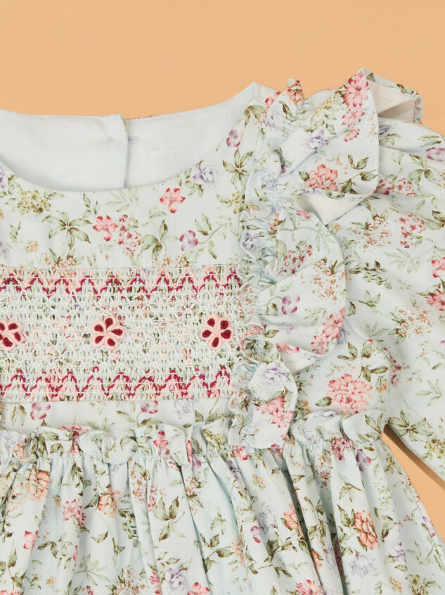 Diana Ditsy Floral Dress Detail 2 - AS Kids