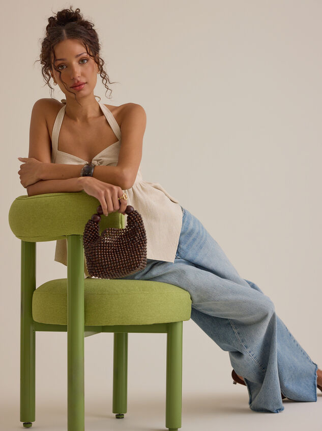 Lexey Backless Halter Tank Detail 2 - ALTAR'D STATE KIDS