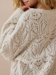 Fia Oversized Pointelle Crew Detail 6 - AS Kids