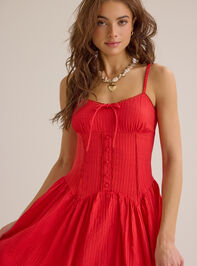 Sloane Button-Up Maxi Dress Detail 3 - ALTAR'D STATE KIDS