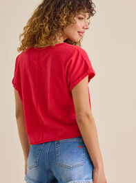 Demi Slub Roll Sleeve Tee Detail 4 - AS Kids