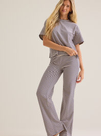 Alaya Stripe Lounge Top Detail 3 - AS Kids