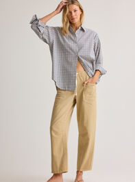 Kate Plaid Button Up Top Detail 2 - AS Kids