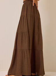 Tate Tiered Flowy Maxi Skirt Detail 3 - AS Kids