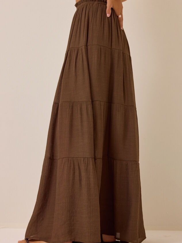 Tate Tiered Flowy Maxi Skirt Detail 3 - AS Kids