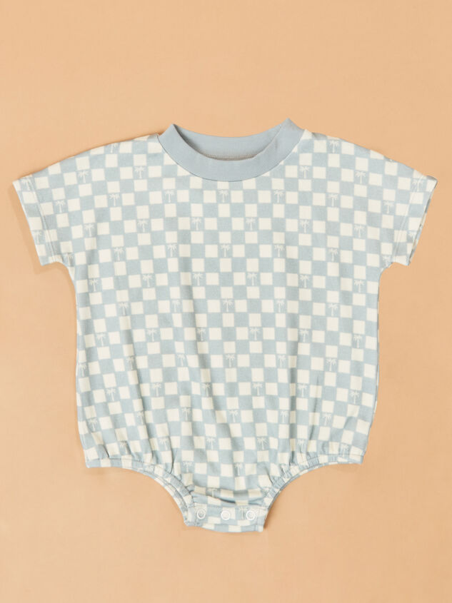 Palm Check Short Sleeve Bubble - ALTAR'D STATE KIDS