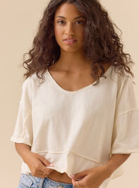 Cassandra V-Neck Boxy Tee - AS Kids