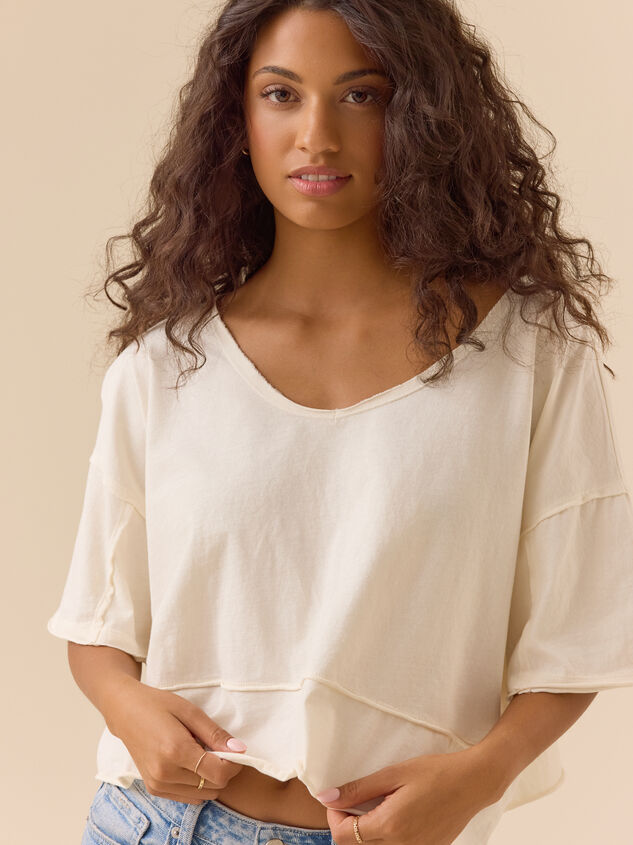 Cassandra V-Neck Boxy Tee - AS Kids