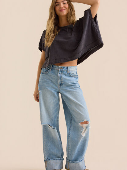 Aurora Pocket Boxy Tee - ALTAR'D STATE KIDS