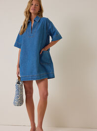 Maya Denim V-Neck Dress - ALTAR'D STATE KIDS