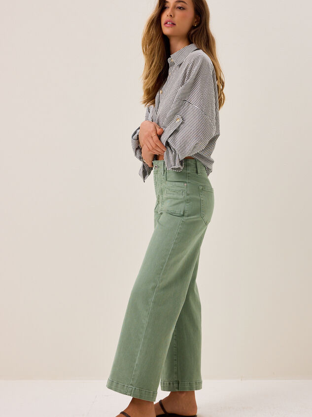 Garner High Rise Denim Pant Detail 4 - AS Kids