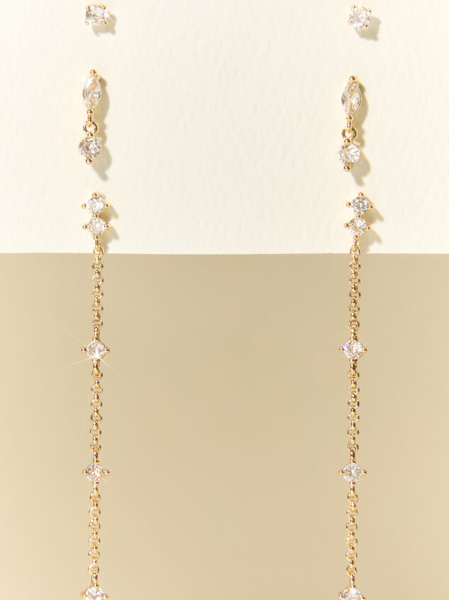 Tessa 18k Gold 3 Pack Earring Set - AS Kids