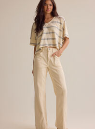 Dylan Striped V-Neck Top - AS Kids