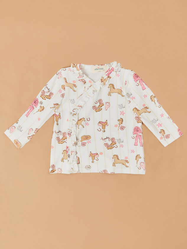 Pink Cowgirl Top and Pants Set Detail 3 - ALTAR'D STATE KIDS