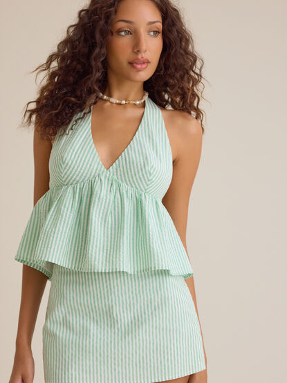 Georgia Stripe Halter Top - ALTAR'D STATE KIDS