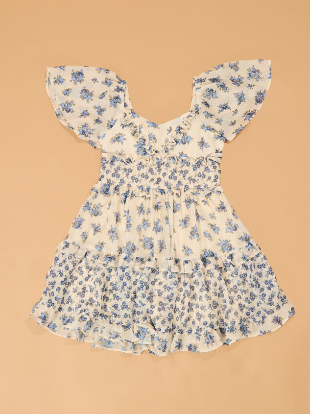 Finley Floral Dress Detail 4 - AS Kids