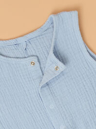 Beau Blue Shortall Detail 2 - ALTAR'D STATE KIDS