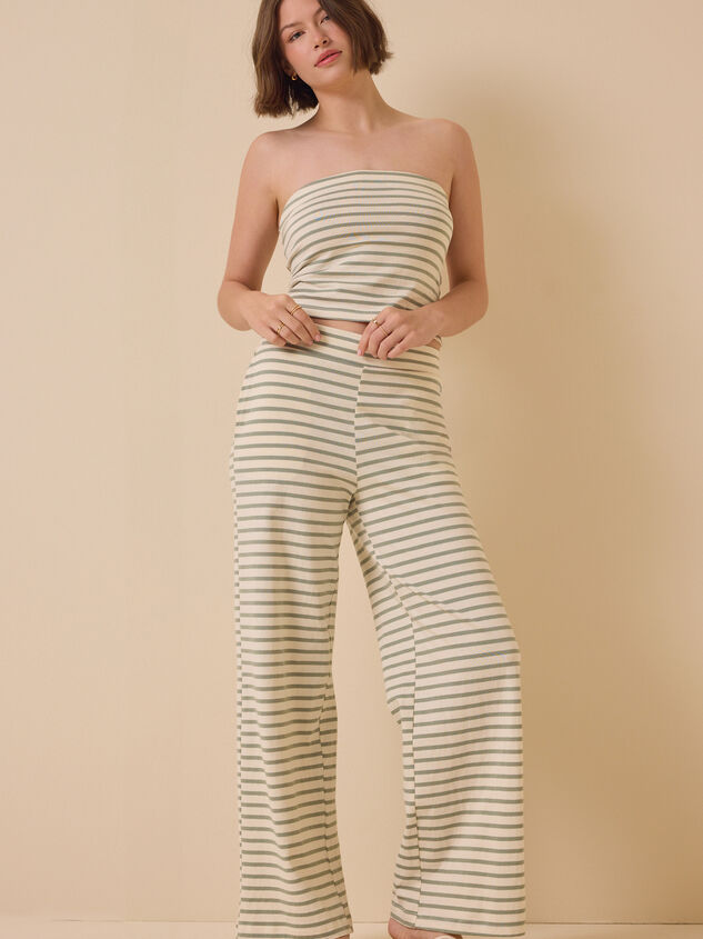 Poppy Stripe Lounge Pants Detail 5 - ALTAR'D STATE KIDS