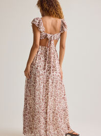Julie Adeline Floral Ruffle Maxi Dress Detail 5 - AS Kids