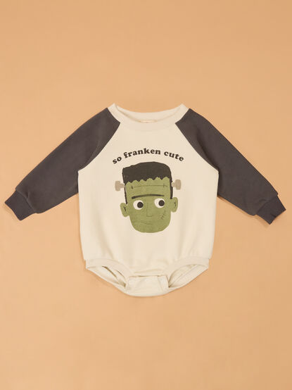 So Franken Cute Long Sleeve Bubble - AS Kids