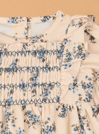 Faith Floral Corduroy Dress Detail 2 - AS Kids