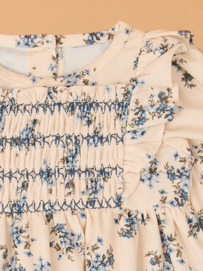 Faith Floral Corduroy Dress - AS Kids