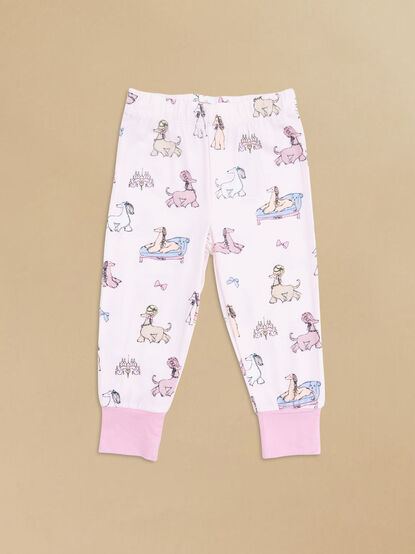 Fancy Dog Short Sleeve Lounge Set - AS Kids