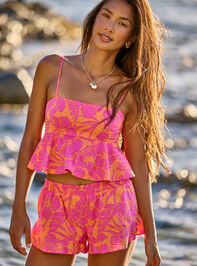 Hannah Bow Back Babydoll Tank Detail 2 - ALTAR'D STATE KIDS