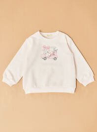 Gabby Golf Cart Embroidered Baby Sweatshirt - ALTAR'D STATE KIDS
