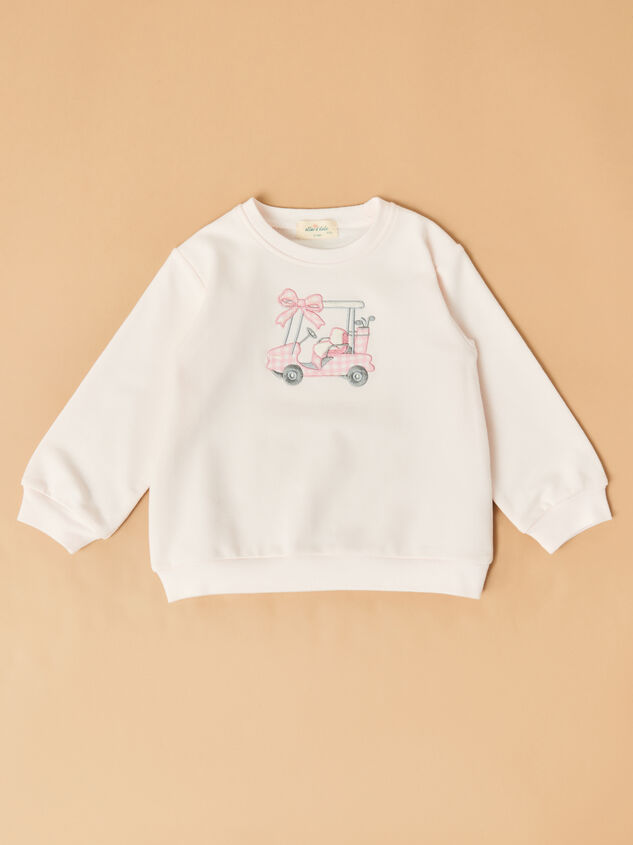 Gabby Golf Cart Embroidered Baby Sweatshirt - ALTAR'D STATE KIDS
