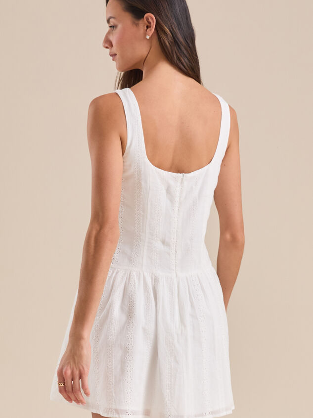 Layla Eyelet Mini Dress Detail 5 - ALTAR'D STATE KIDS