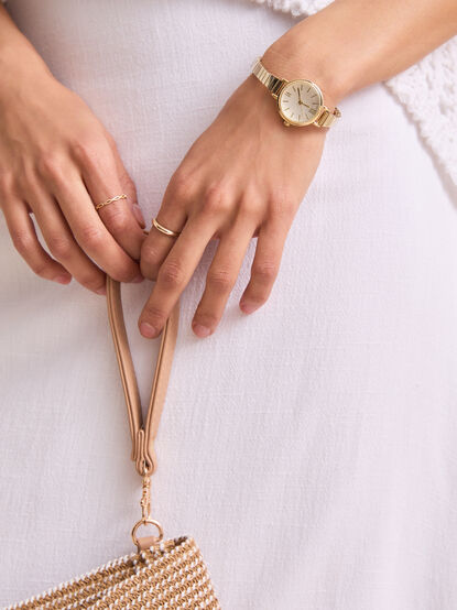 Dainty Round Stretch Watch - AS Kids
