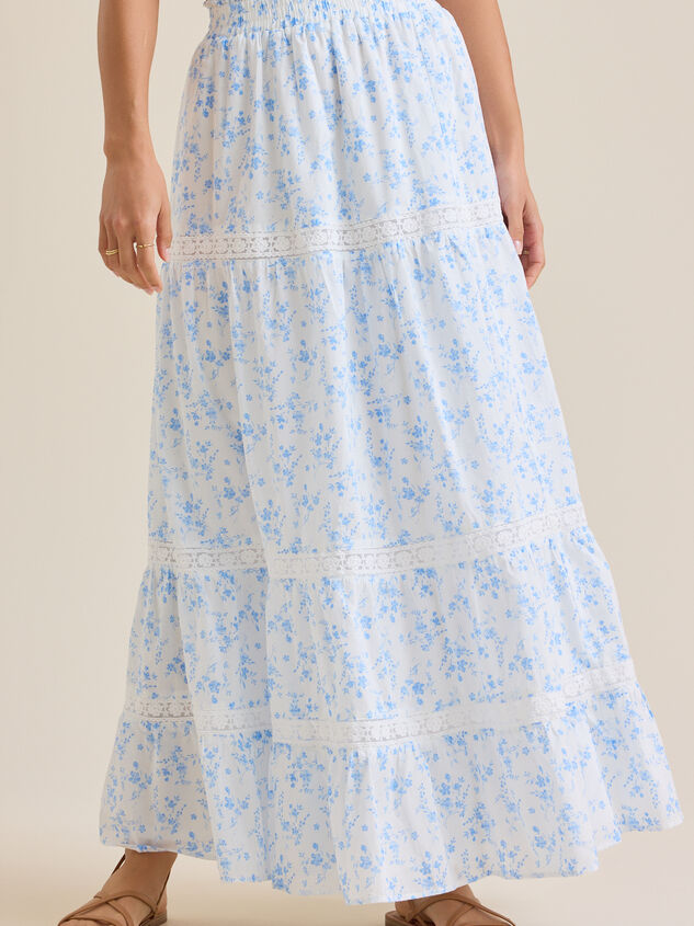 Adalyn Floral Maxi Skirt Detail 2 - ALTAR'D STATE KIDS