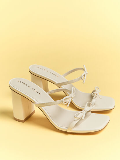 Wendy Double Bow Kitten Heels - ALTAR'D STATE KIDS