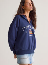 Reading In Stars Hollow Pullover Detail 4 - AS Kids