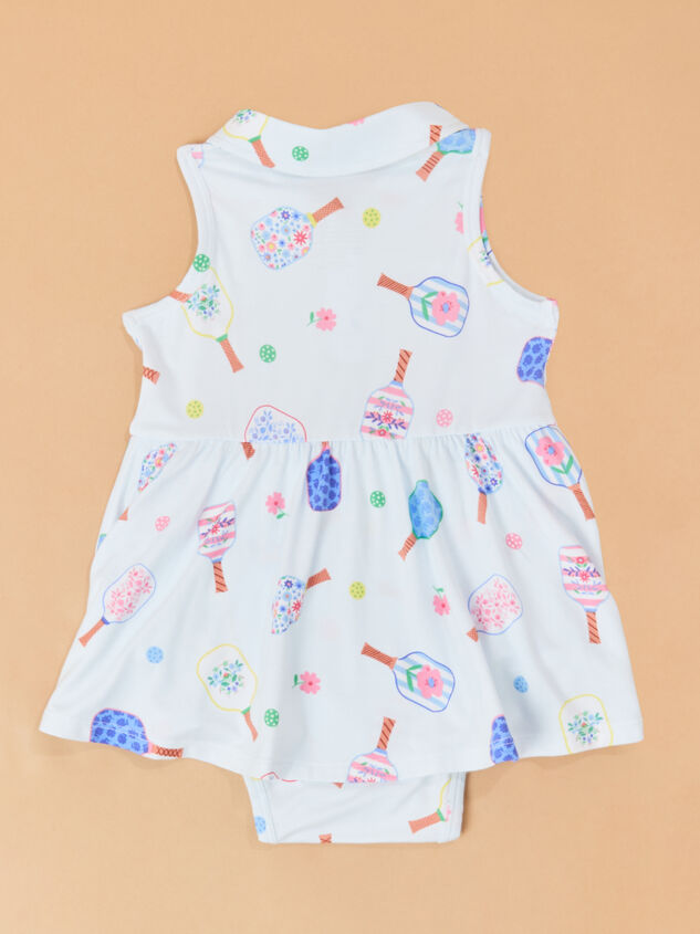 Floral Pickleball Polo Dress Detail 4 - ALTAR'D STATE KIDS