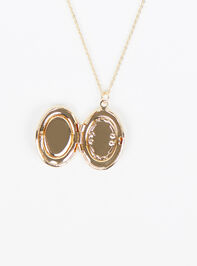 Dried Flower Locket Necklace Detail 6 - AS Kids