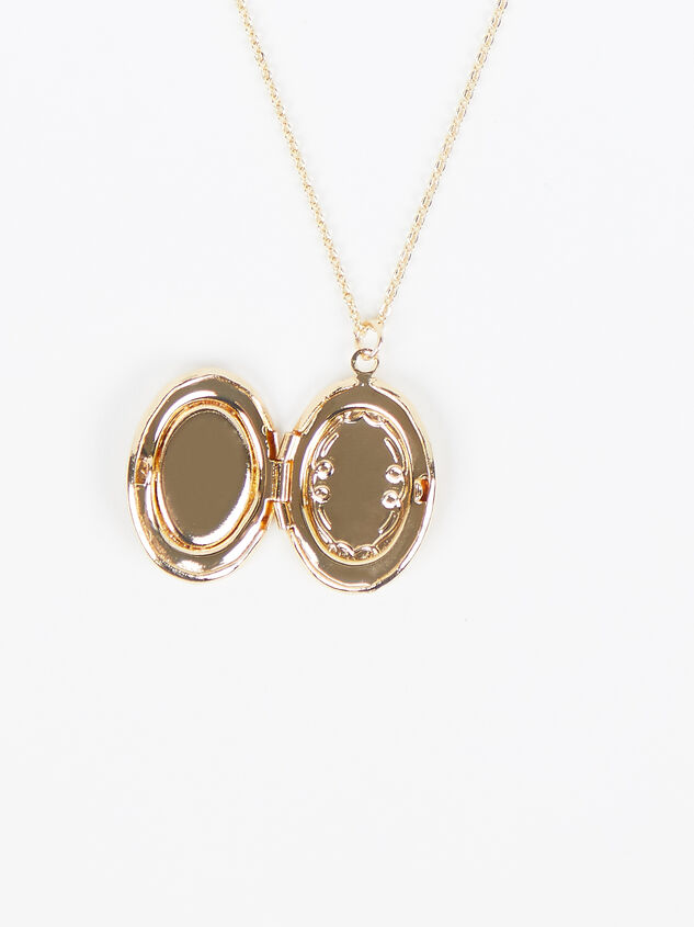 Dried Flower Locket Necklace Detail 6 - AS Kids